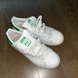 Adidas Classic White and Green Shoes - Stan Smith
